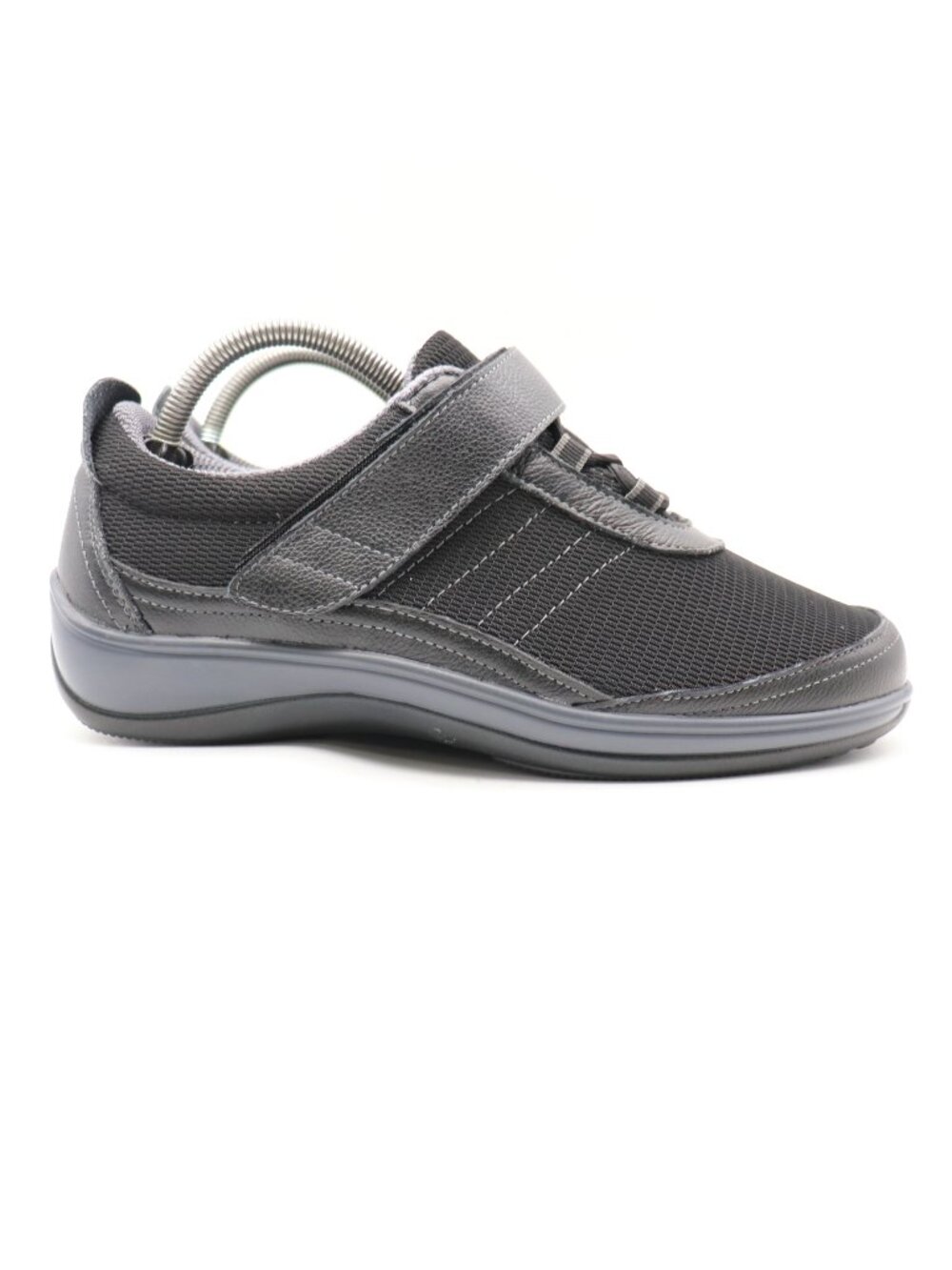 Orthofeet 835 Breeze Shoes Women's 9.5 EE X-Wide Black Casual Walking Sneaker